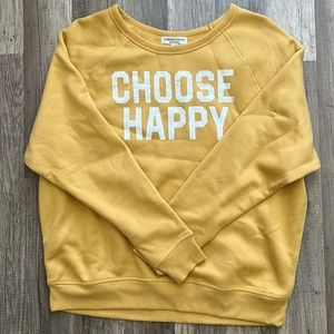 Yellow pull over